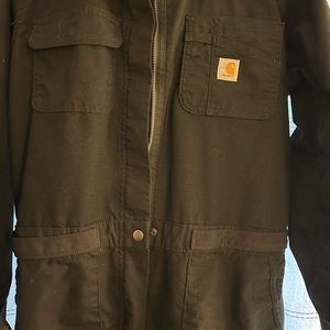 Carhartt Black Canvas Jumpsuit Boilersuit Women’s 4-6